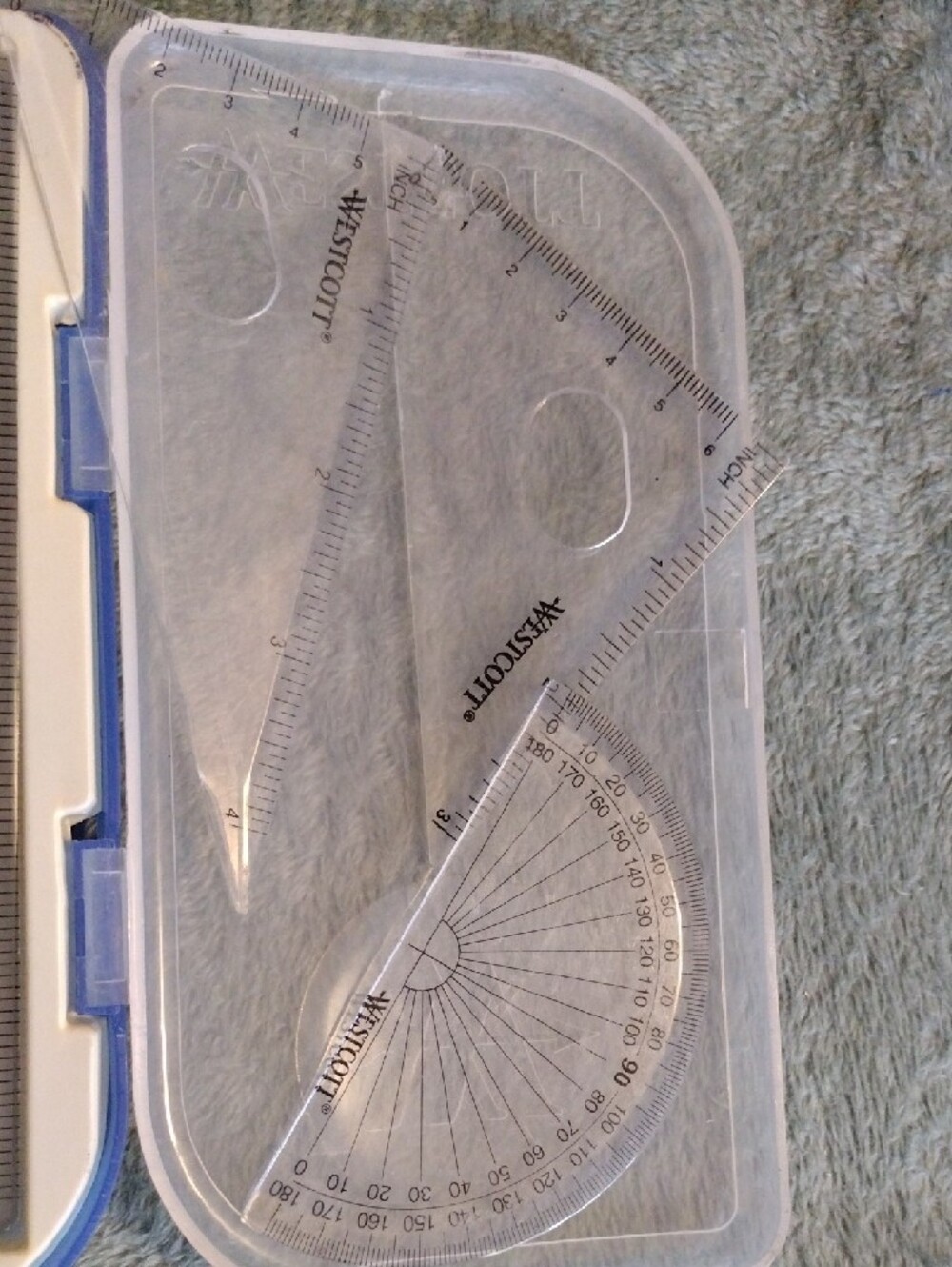 Westcott Geometry Compass and Ruler Set - Picture 2 of 4